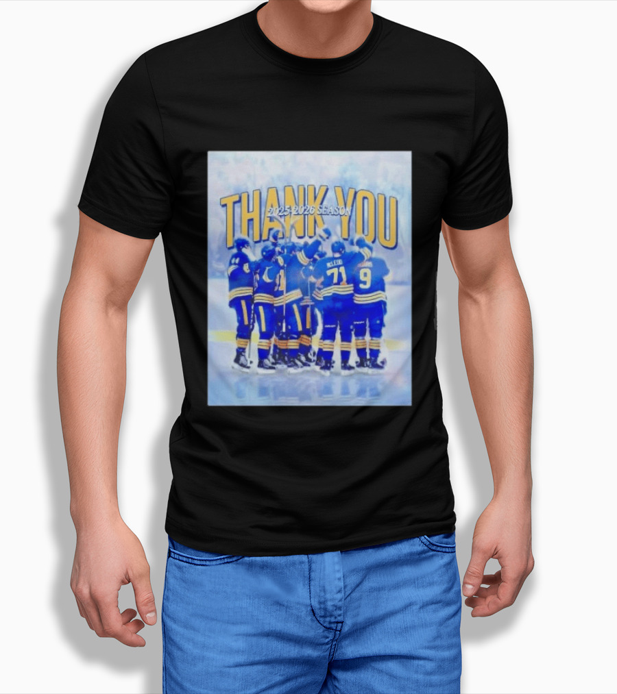 Buffalo Sabres Thank You 2025 2026 Season Players T-Shirt
