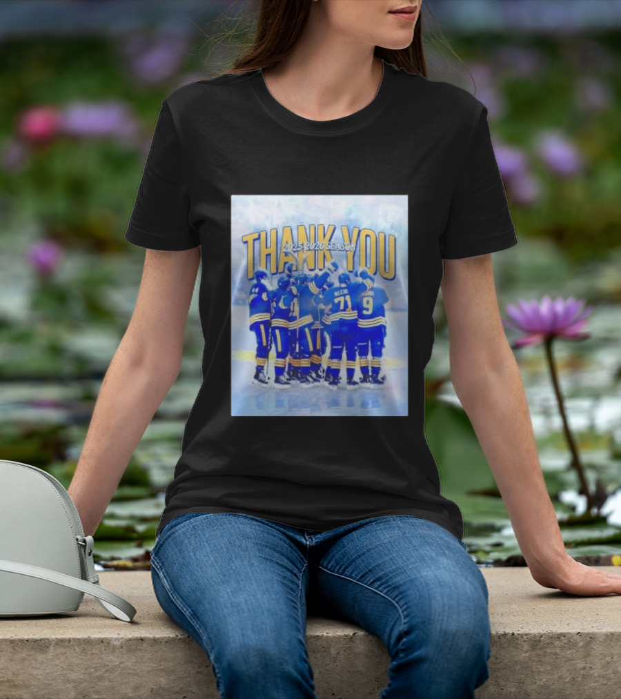 Buffalo Sabres Thank You 2025 2026 Season Players T-Shirt