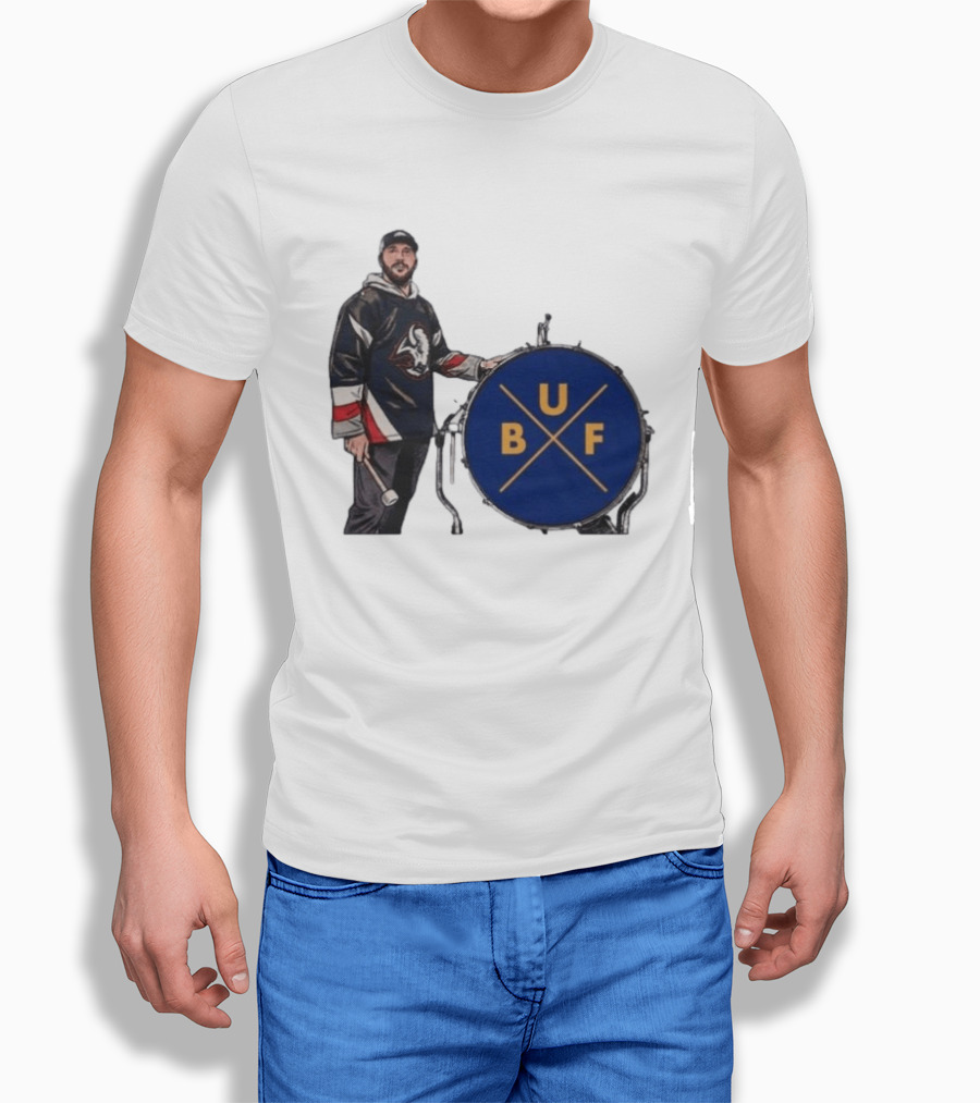 Buffalo Sabres Hockey Josh BUF Drum Team Spirit T-Shirt