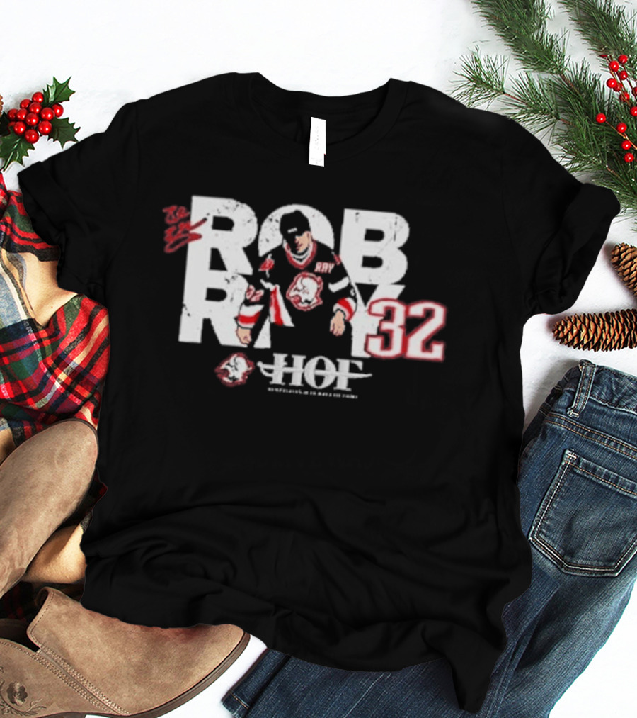 Rob Ray 32 Buffalo Sabres HOF Hockey Legend T-Shirt