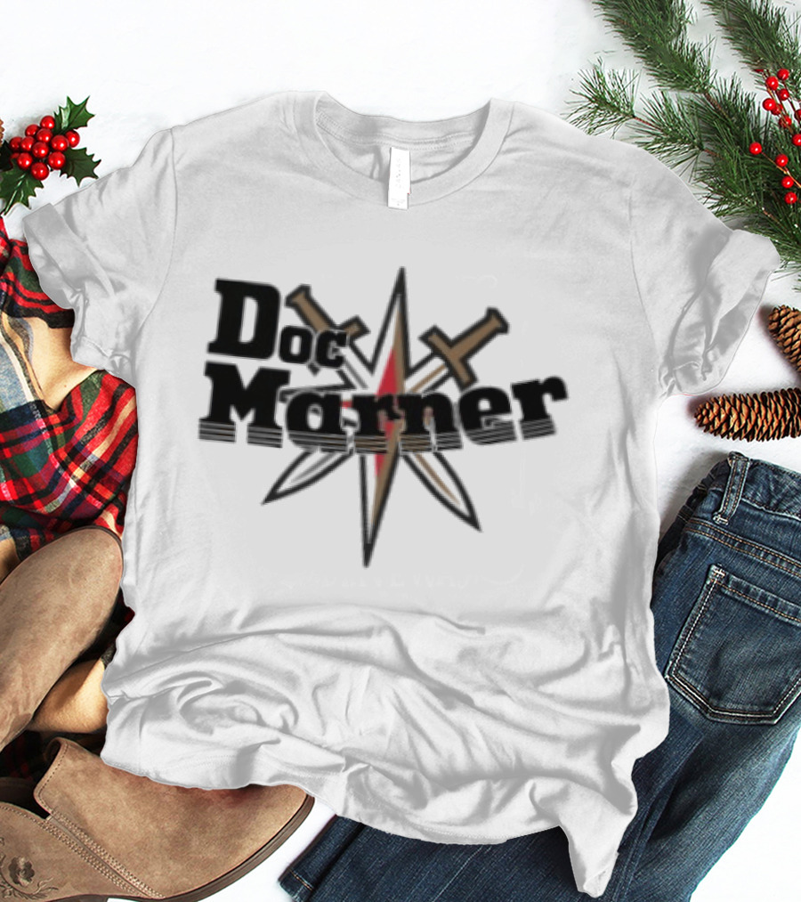 Doc Marner Swords Icon Starburst T-Shirt