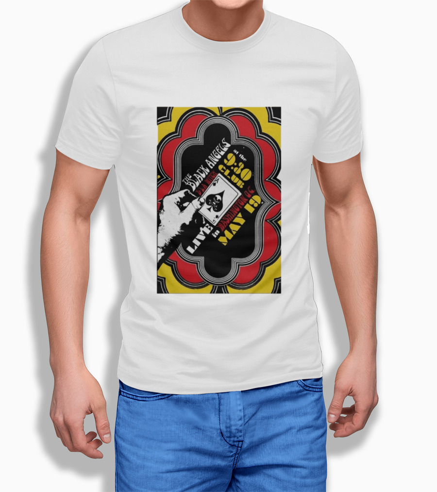 The Black Angels Live Washington D.C. May 19 Playing Card T-Shirt