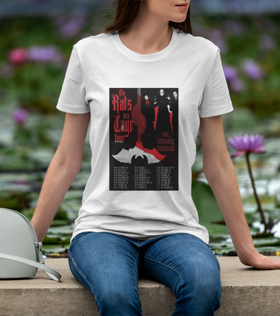 The Smashing Pumpkins Rats In A Cage Tour 2026 T-Shirt