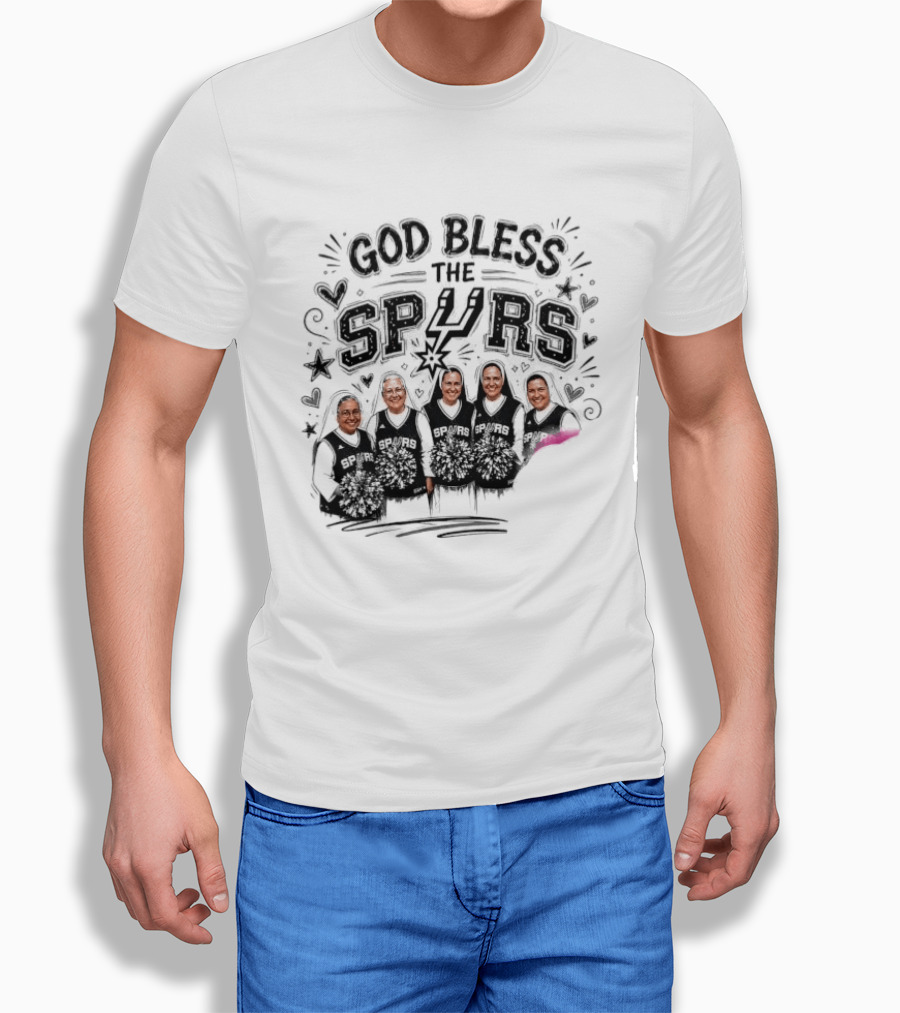 God Bless The Salesian Sisters Spurs Supporters T-Shirt
