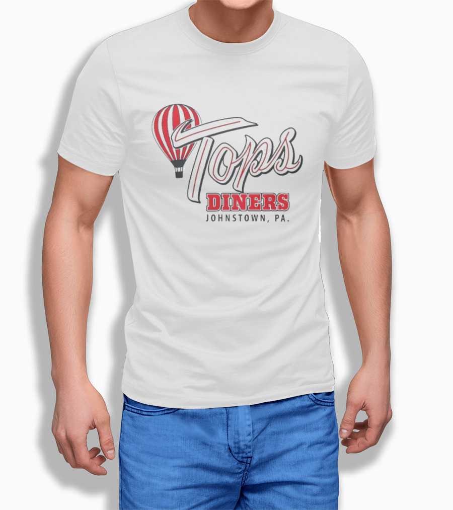 Tops Diners Hot Air Balloon Johnstown PA T-Shirt