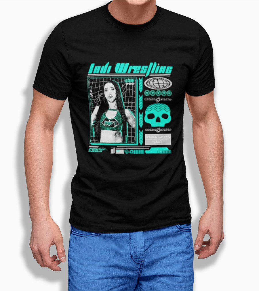 Indi Hartwell Wrestling INDXT Skulls Most Won't Quit T-Shirt