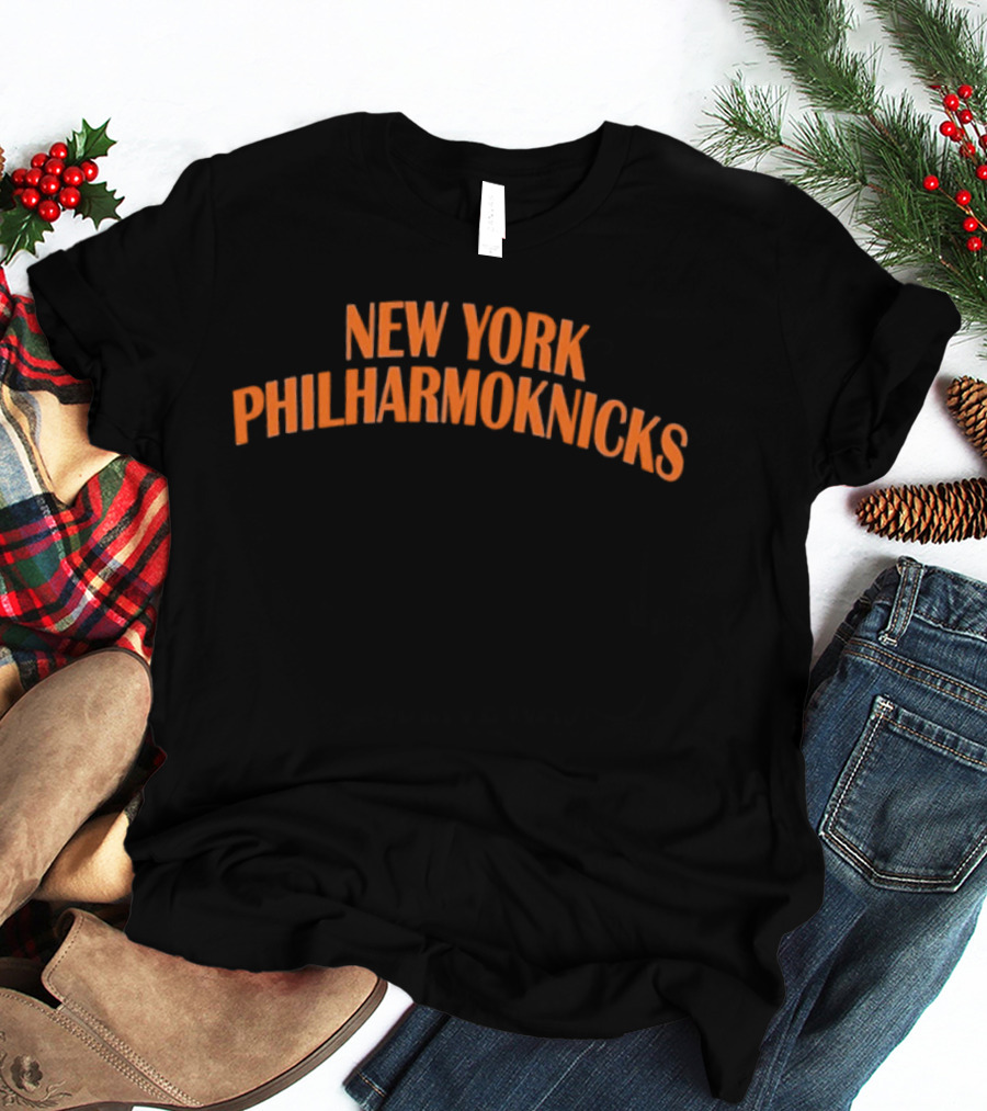 New York Philharmoknicks Knicks Inspired Collaboration T-Shirt