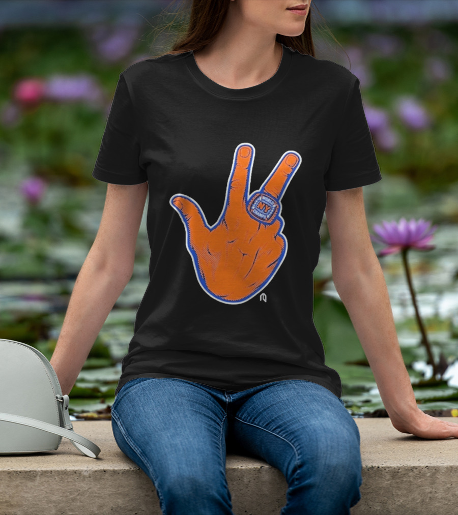 World Champion NY Ring Finger Gesture T-Shirt
