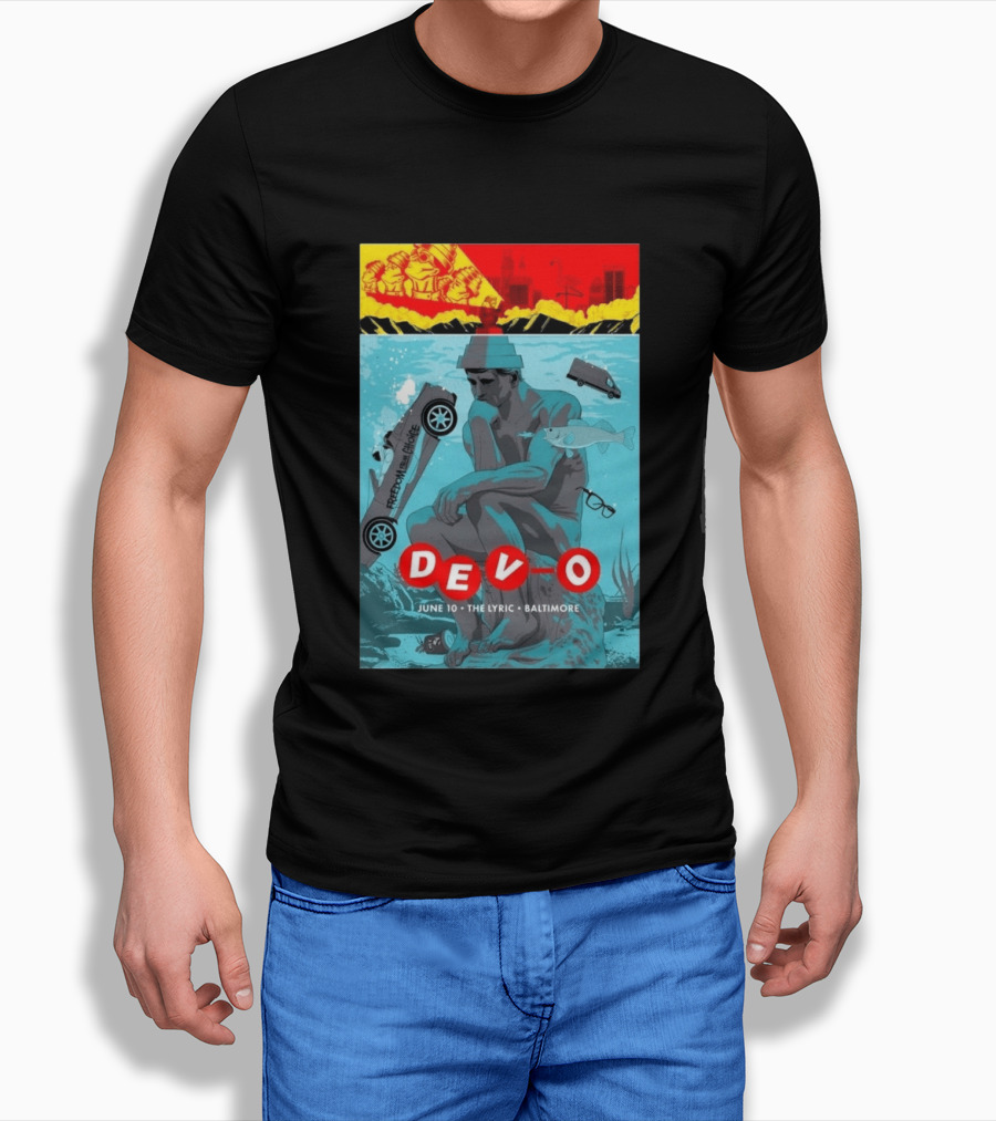 Devo June 10 2026 The Lyric Baltimore Freedom Of Choice T-Shirt