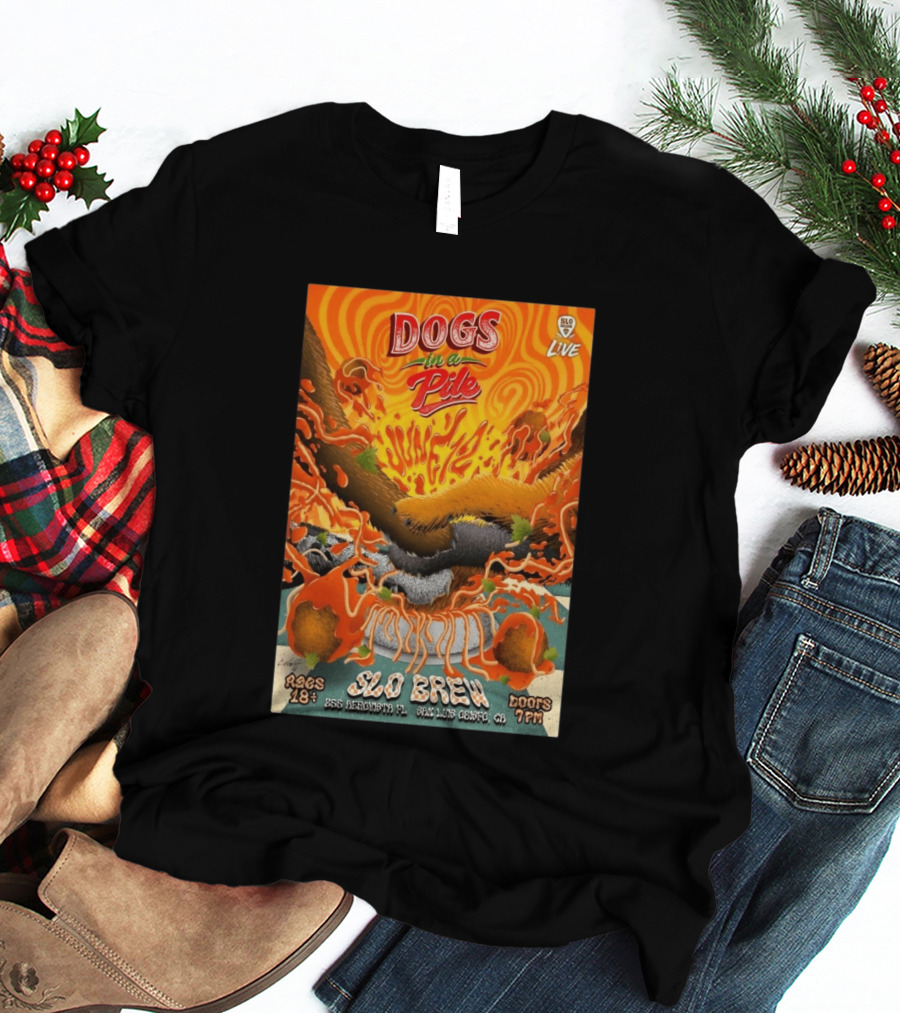 Dogs In A Pile SLO Brew San Luis Obispo June 12 2026 Live Event T-Shirt