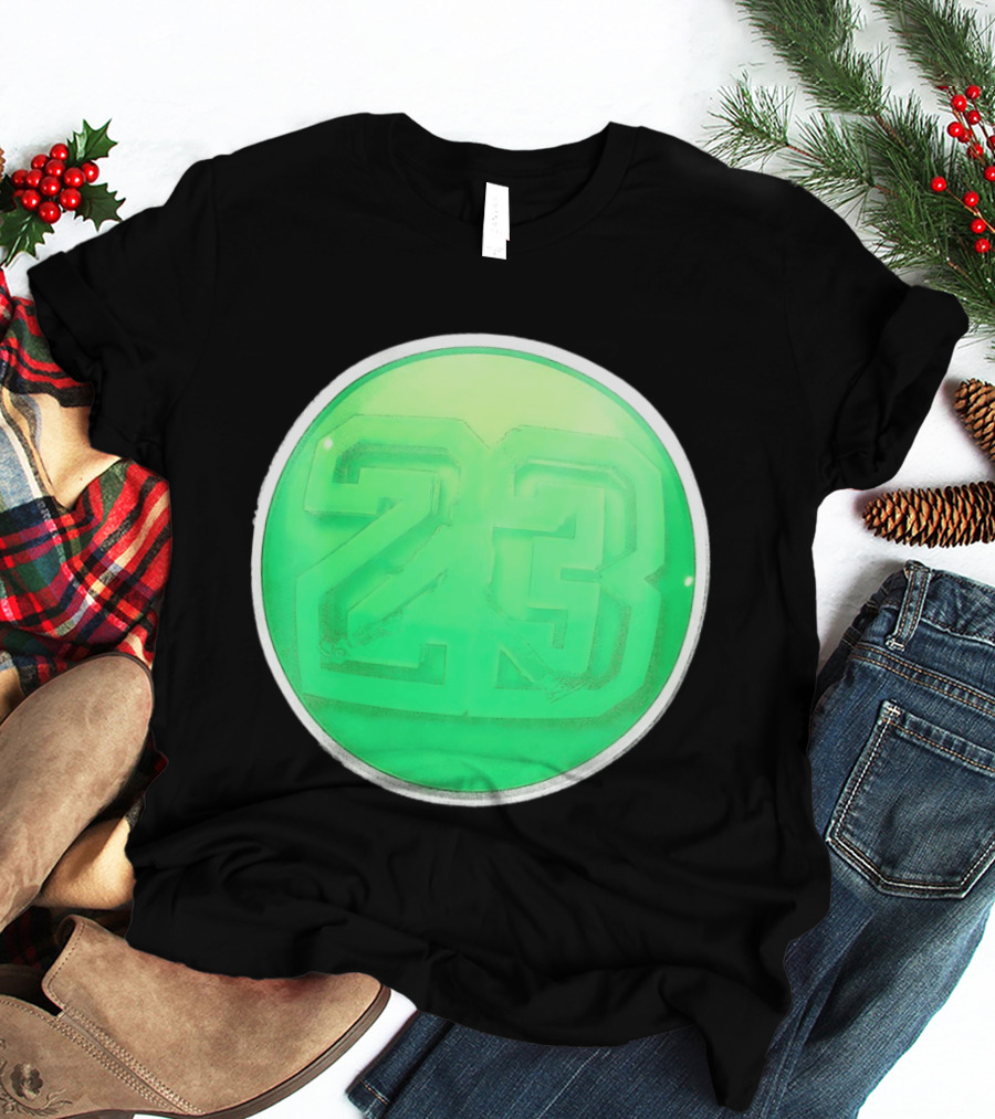 Michael Jordan 23 Green Basketball T-Shirt