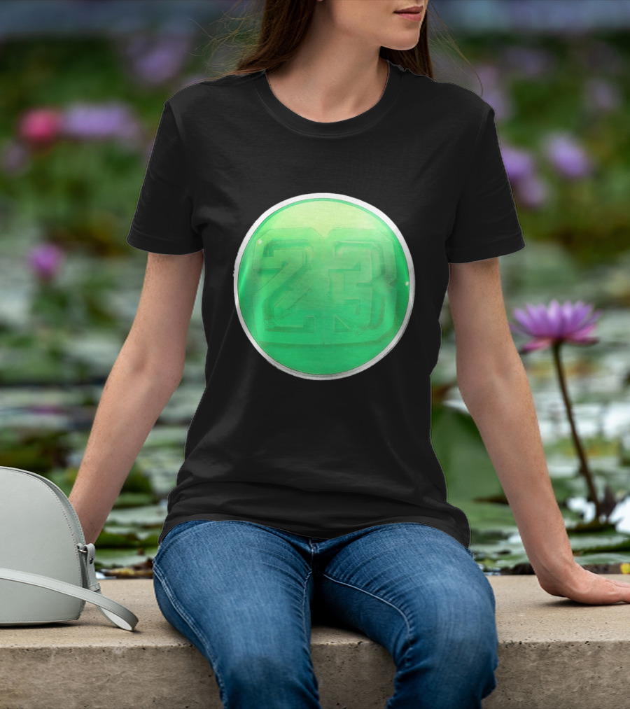Michael Jordan 23 Green Basketball T-Shirt
