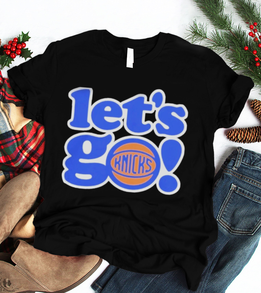 New York Knicks Let's Go NBA 2026 Celebration T-Shirt