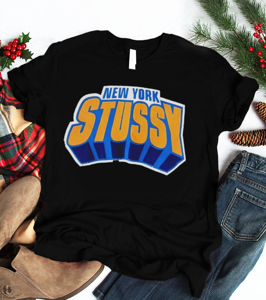 New York Stussy Knicks Collaboration T-Shirt