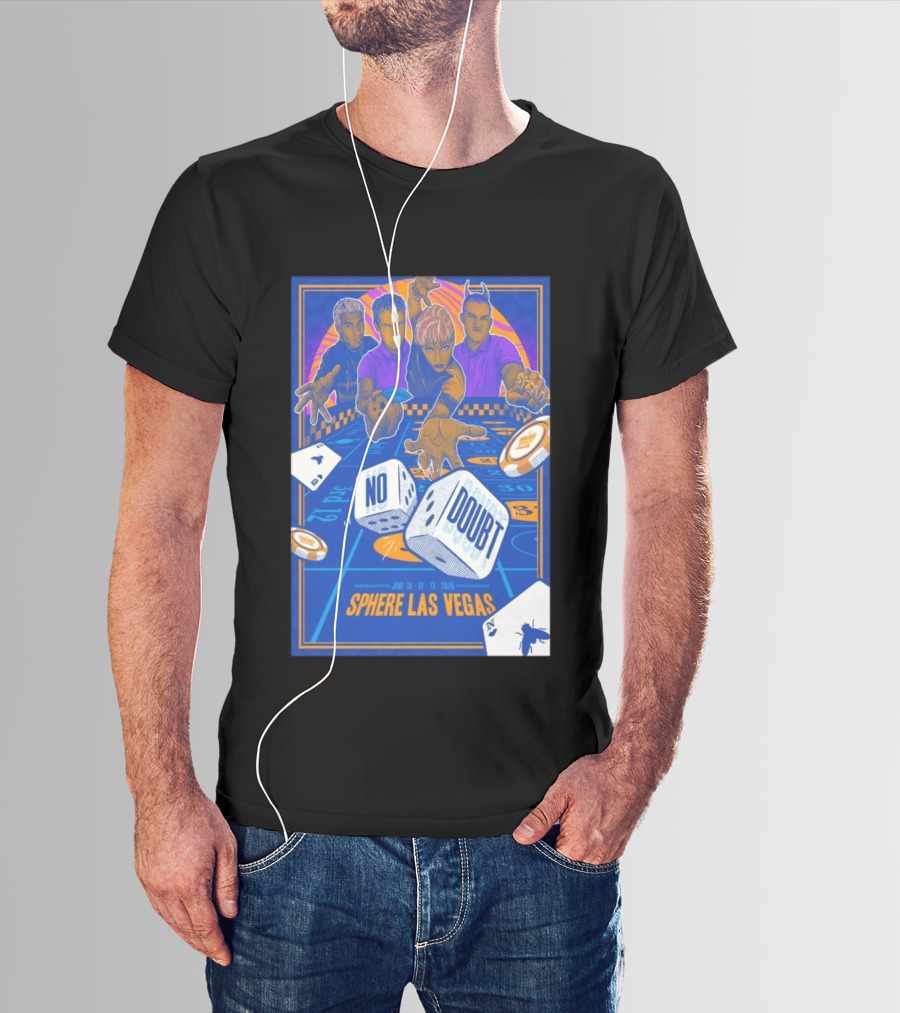 No Doubt June 10 12 13 2026 Sphere Las Vegas Casino T-Shirt