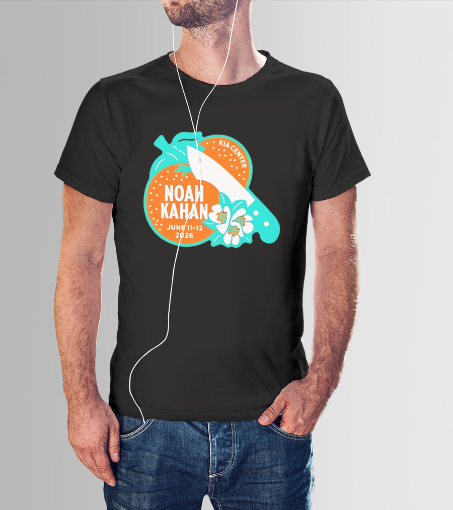 Noah Kahan June 11 12 2026 Kia Center Event Orlando FL T-Shirt