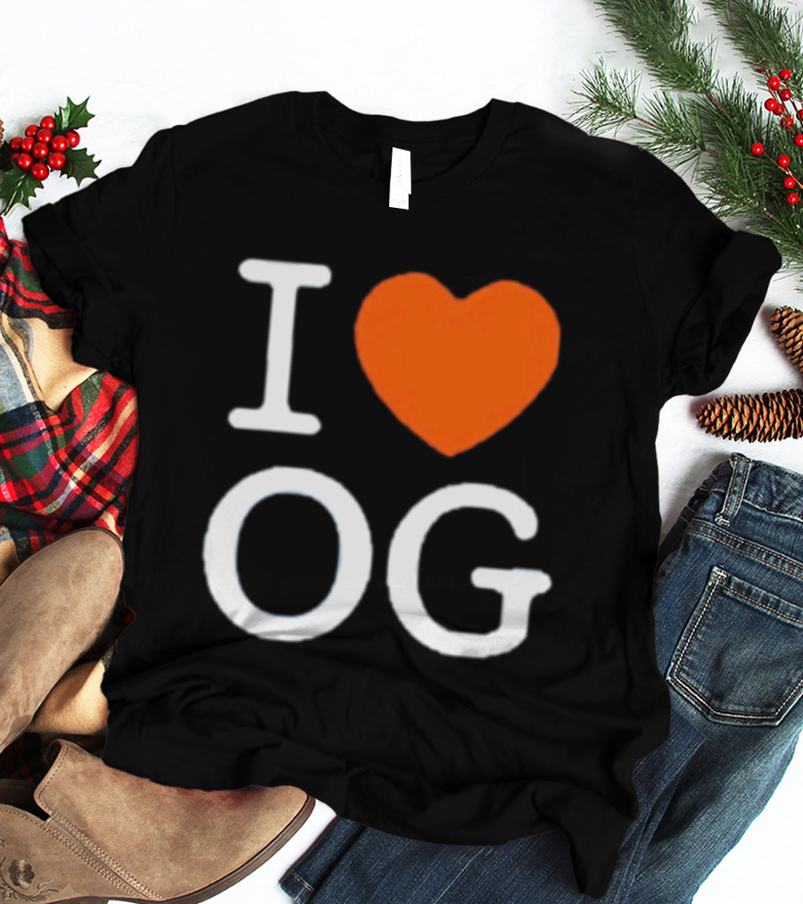 I Love OG Anunoby Orange Heart Knicks T-Shirt