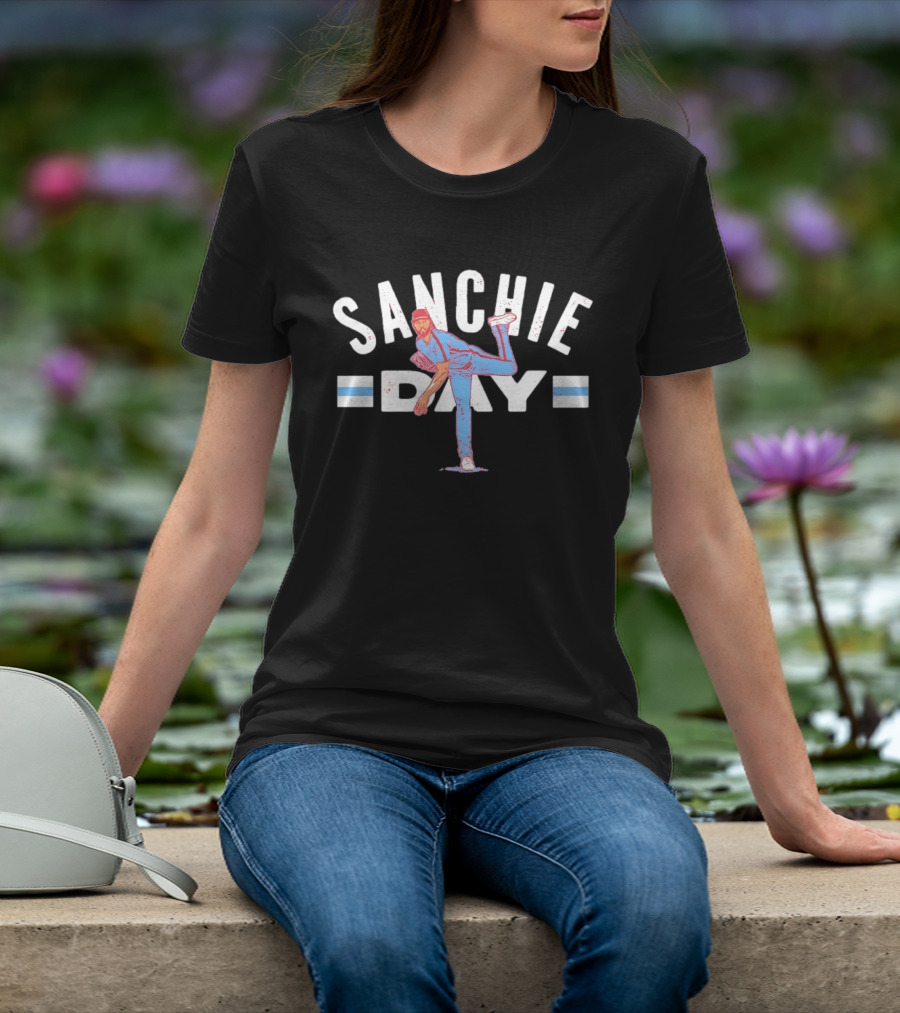 Sanchie Day Chicago Cubs Sanchez Pitcher Baseball T-Shirt
