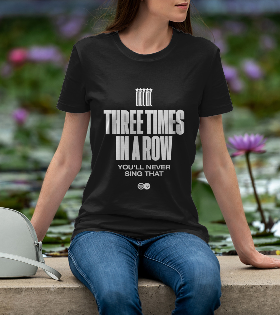 Three Times In A Row You'll Never Sing That GQ T-Shirt