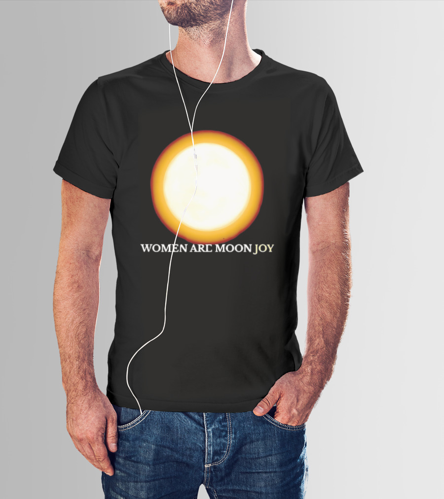 Women Are Moon Joy Full Moon Glow T-Shirt