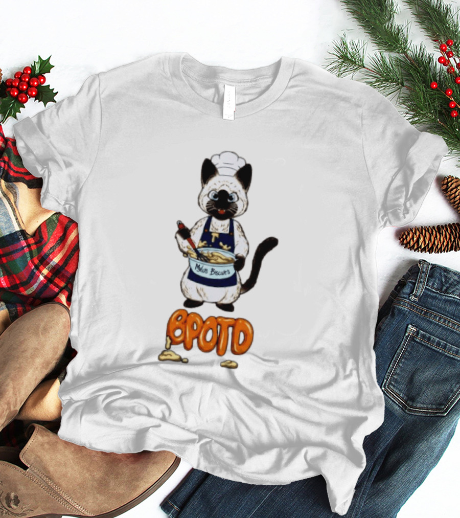 BPOTD Milo's Biscuits Cat Chef Baking T-Shirt