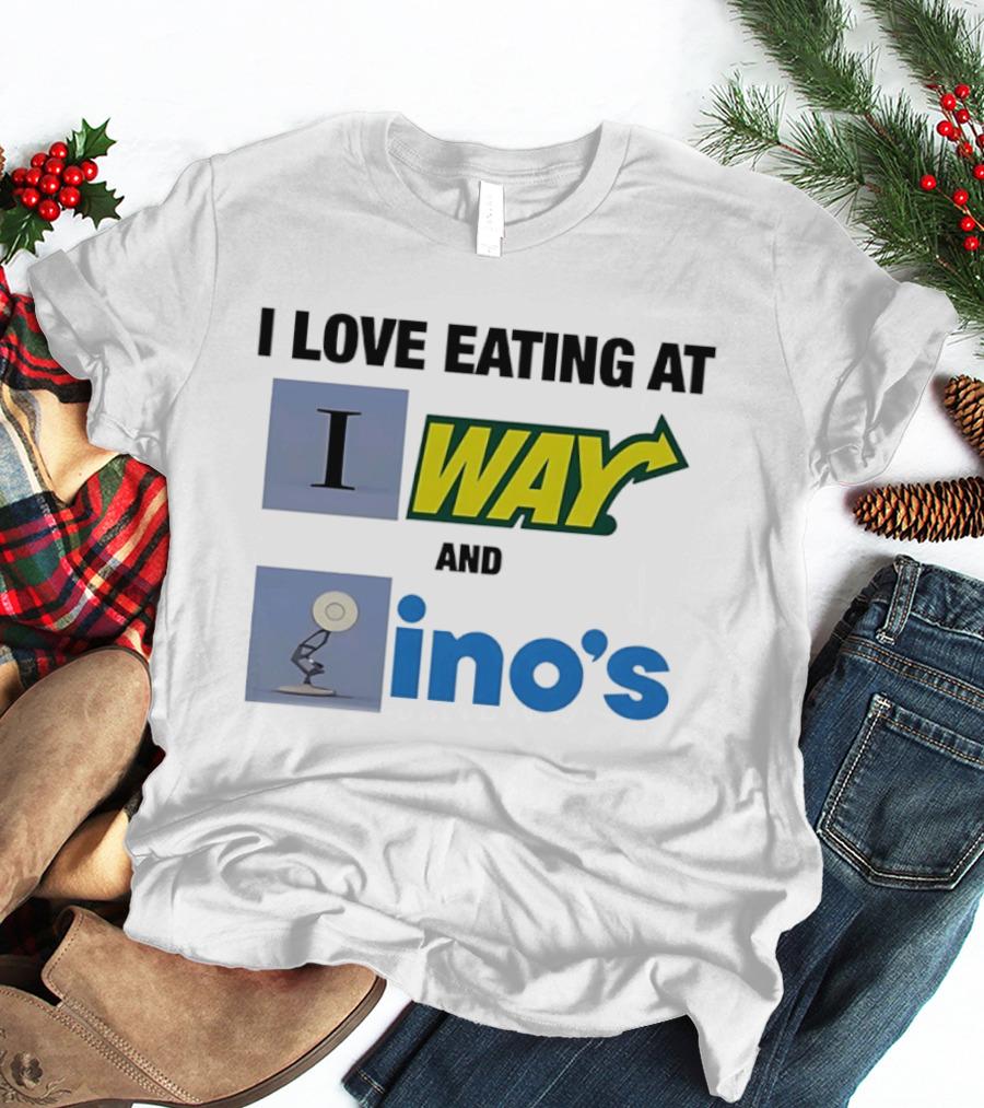I Love Eating At IWAY And Ino's Lamp T-Shirt