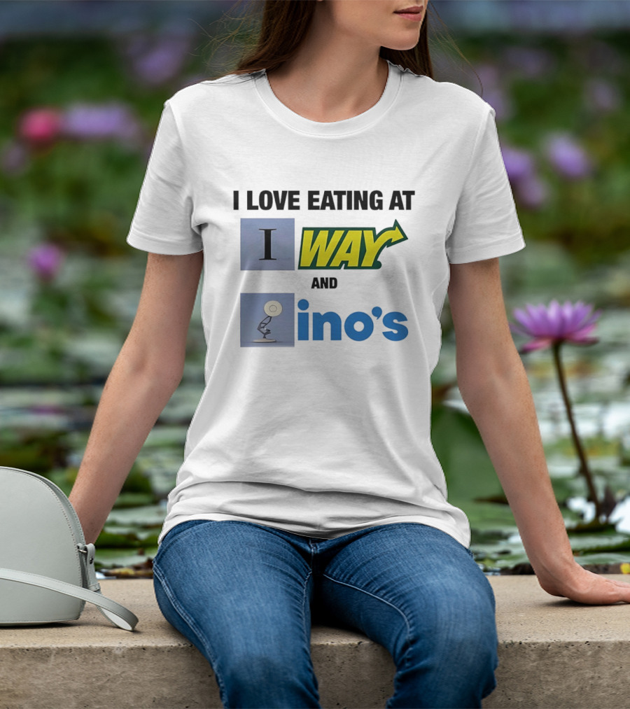 I Love Eating At IWAY And Ino's Lamp T-Shirt