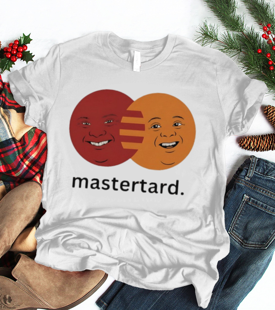Mastertard Meme Funny Smile Parody Circles T-Shirt
