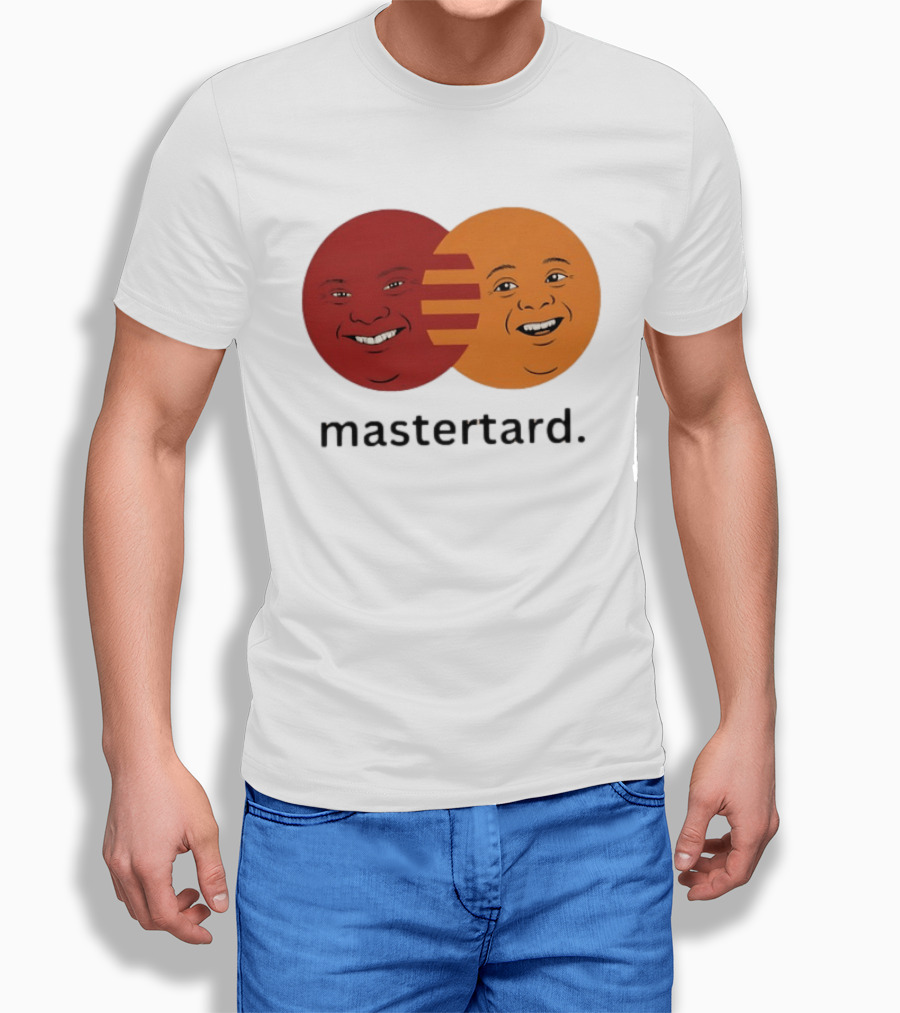 Mastertard Meme Funny Smile Parody Circles T-Shirt