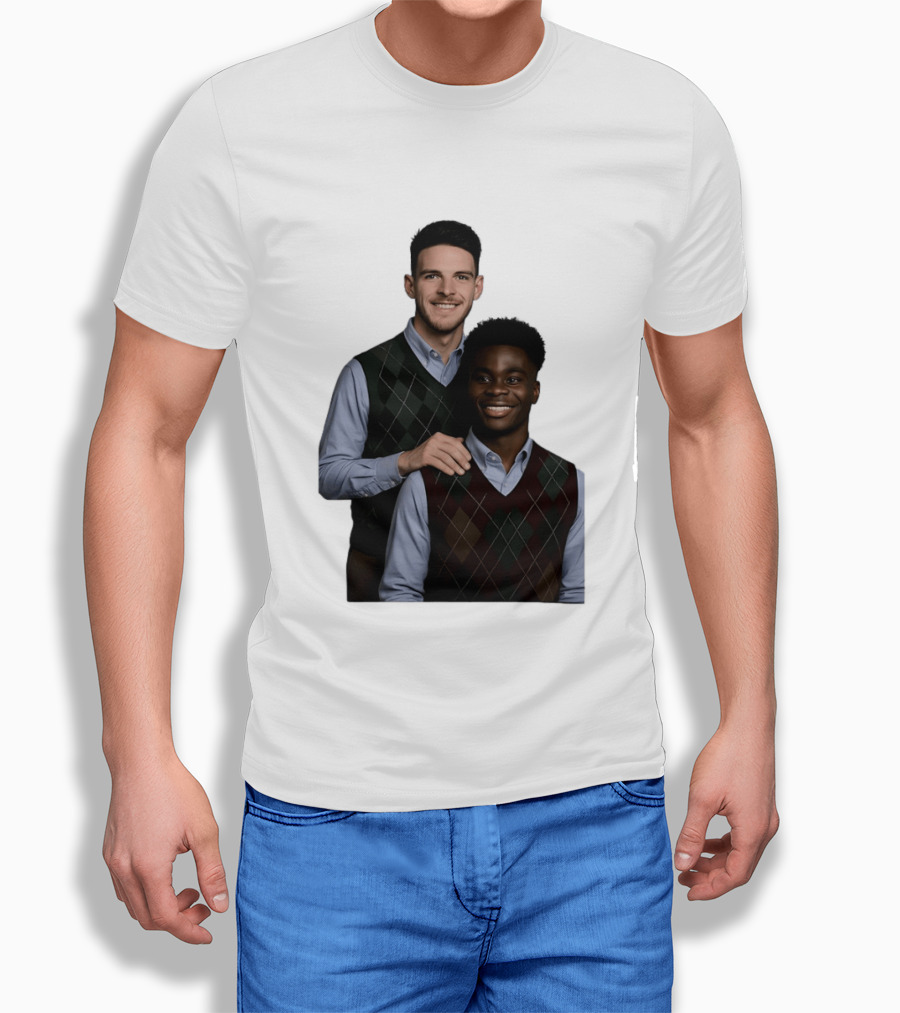 Saka Declan Rice Step Brother Arsenal FC Football Duo T-Shirt