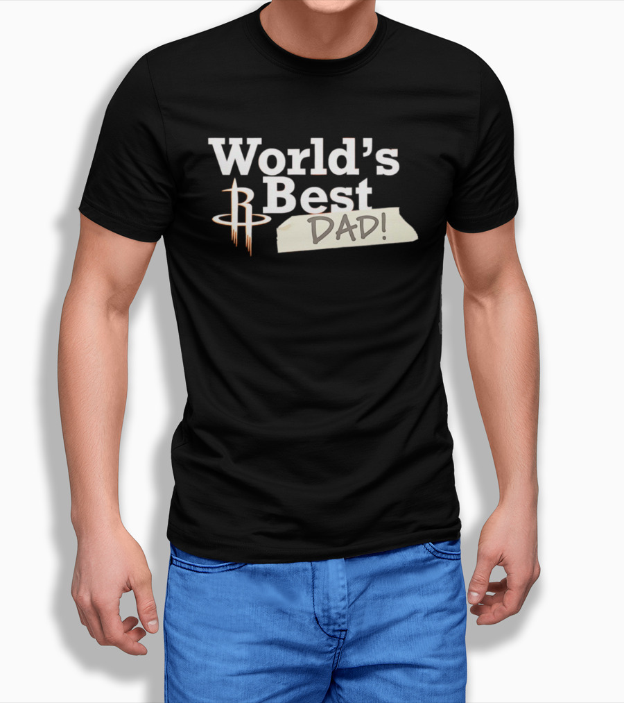 Houston Rockets World's Best Dad 2026 Dad! T-Shirt