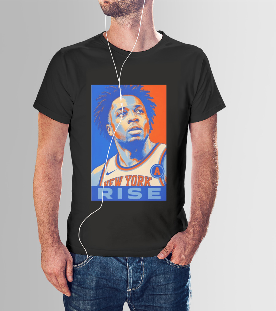 New York Knicks Rise OG Anunoby 2026 NBA Hope T-Shirt