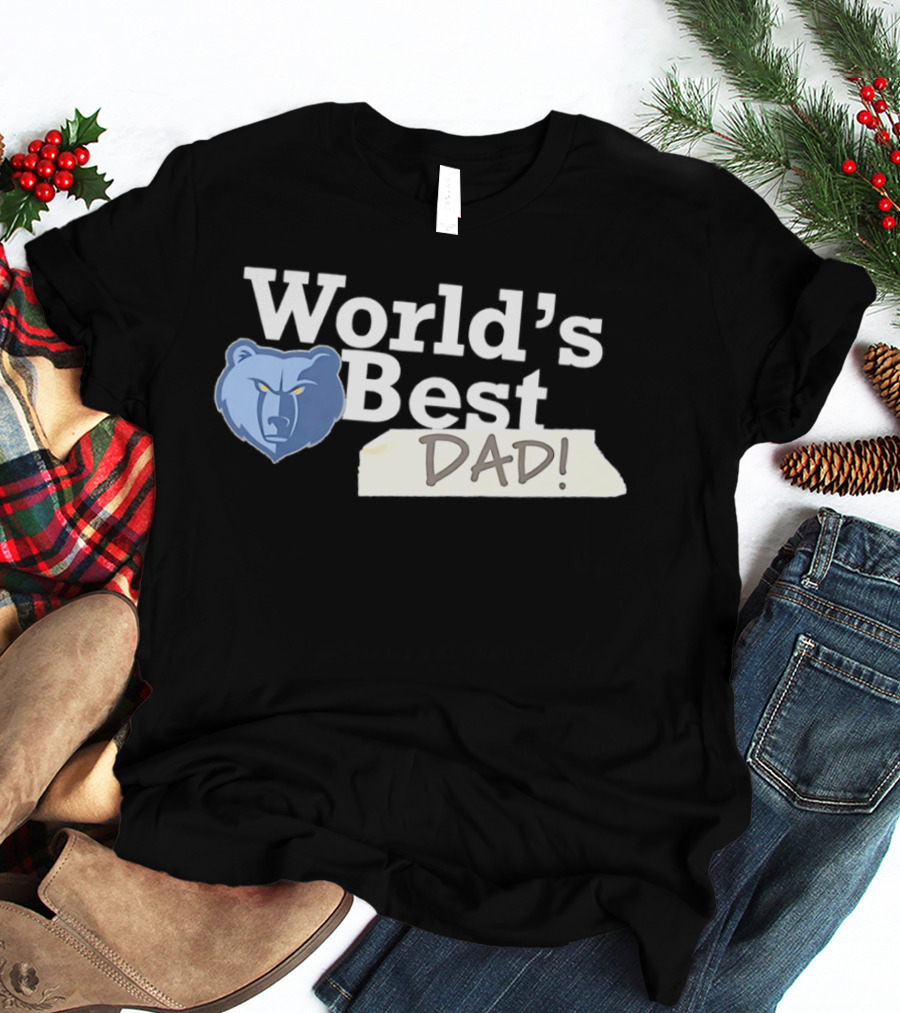 Memphis Grizzlies World's Best Dad 2026 Fathers Day T-Shirt