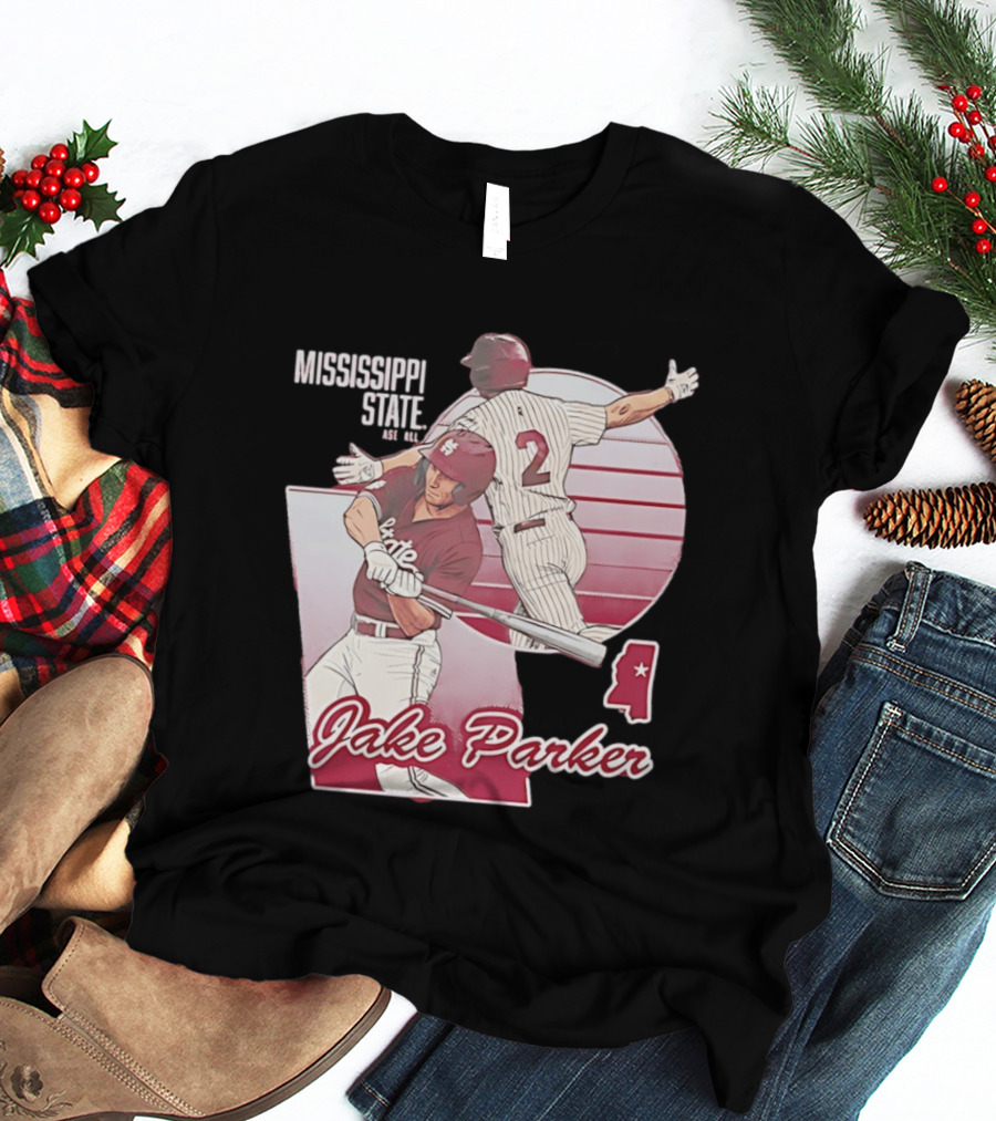 Mississippi State Jake Parker Baseball T-Shirt