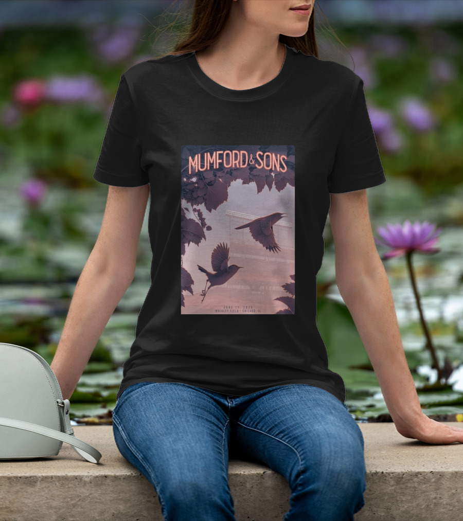 Mumford And Sons Wrigley Field Chicago June 11 2026 T-Shirt