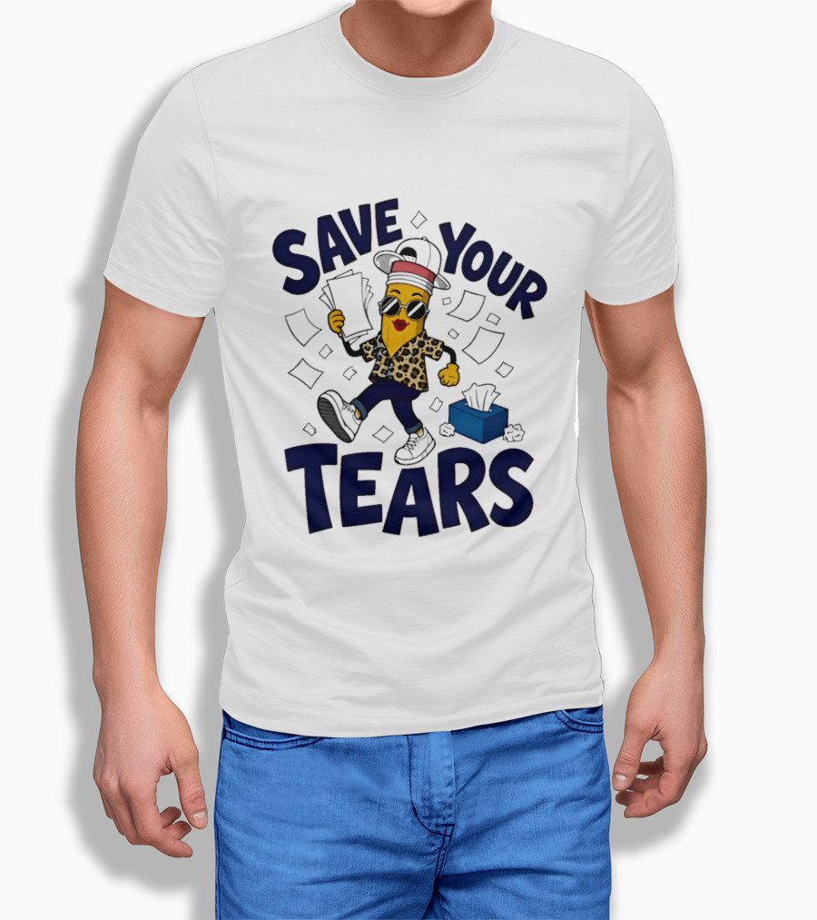 Cleveland Guardians MLB Hot Dog Save Your Tears 2026 Emoji T-Shirt