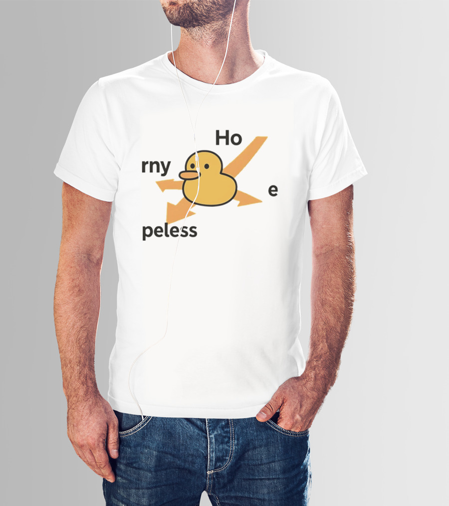 Ho Rny Peless Duck Corner Direction Arrows T-Shirt