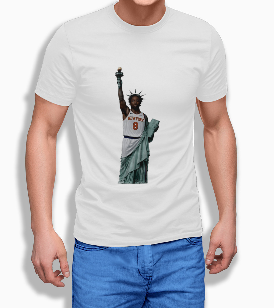 OG Anunoby Statue Of Liberty New York Knicks Basketball 2026 T-Shirt