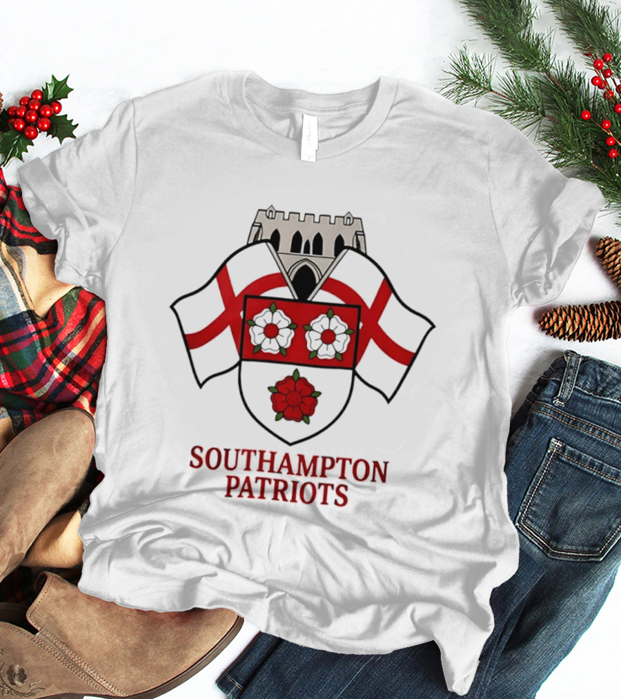 Southampton Patriots Emblem Red And Green Heraldry Crest T-Shirt