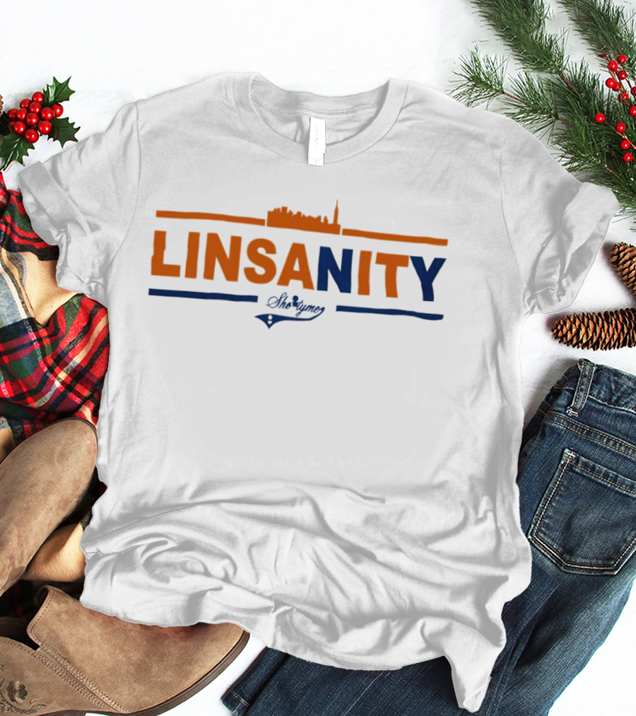 Linsanity Skyline New York Knicks Basketball Shotyme T-Shirt