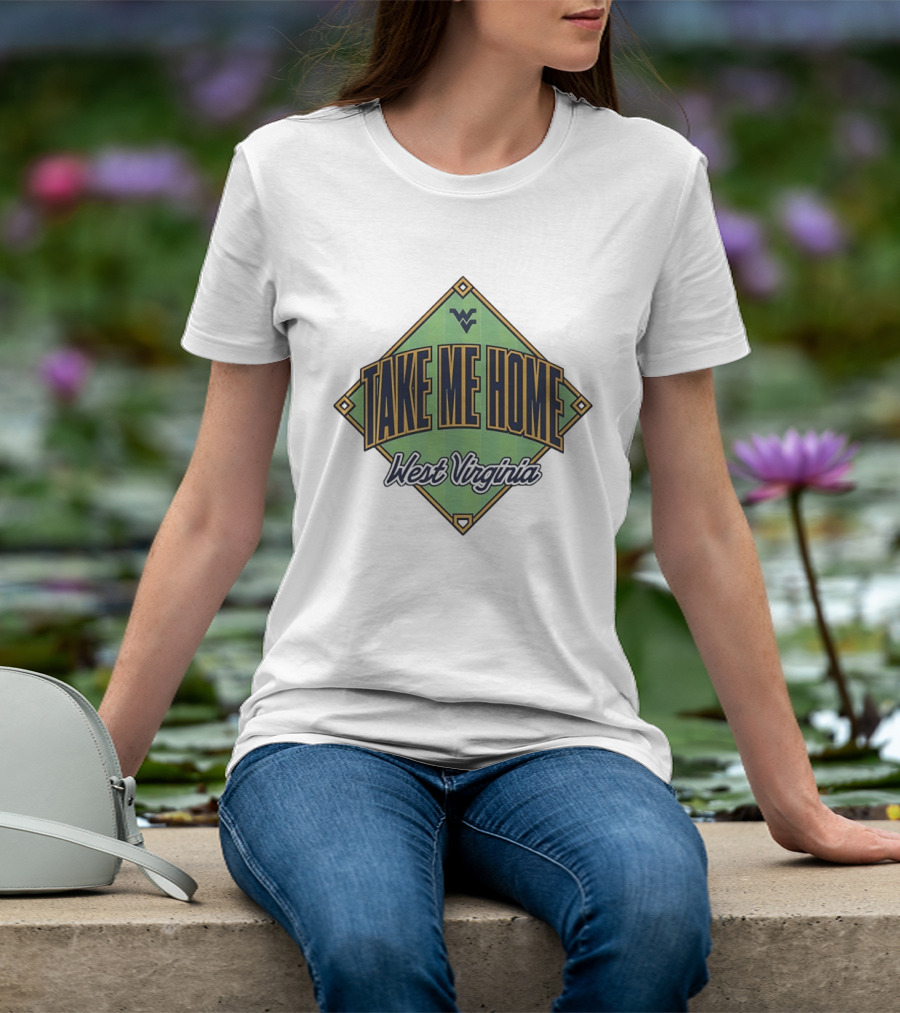 West Virginia Take Me Home Baseball Diamond T-Shirt