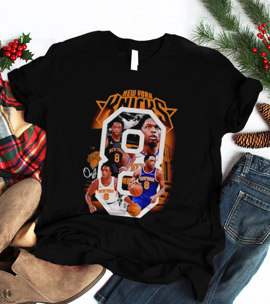 New York Knicks OG Anunoby 8 Basketball Jersey T-Shirt