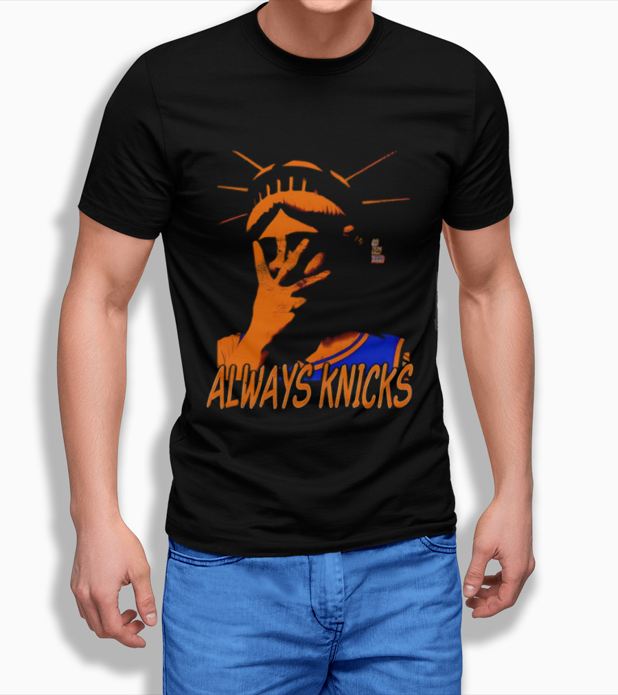Always Knicks Statue Of Liberty Jalen Brunson New York Knicks NBA 2026 T-Shirt