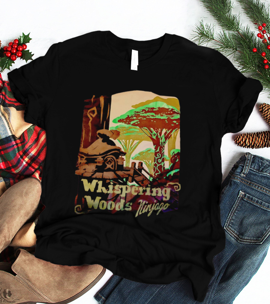 Whispering Woods Ninjago Forest Temple Scene Masters Of Spinjitzu T-Shirt