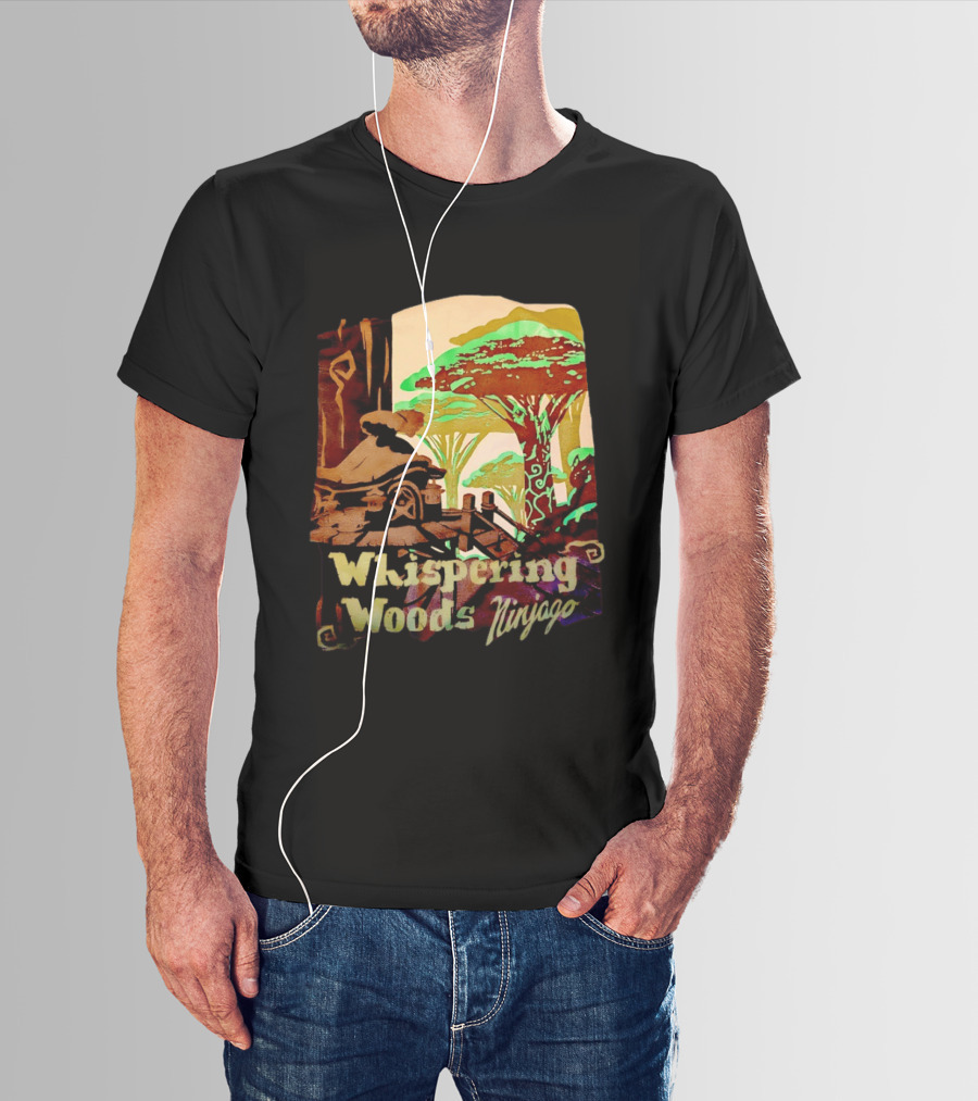 Whispering Woods Ninjago Forest Temple Scene Masters Of Spinjitzu T-Shirt