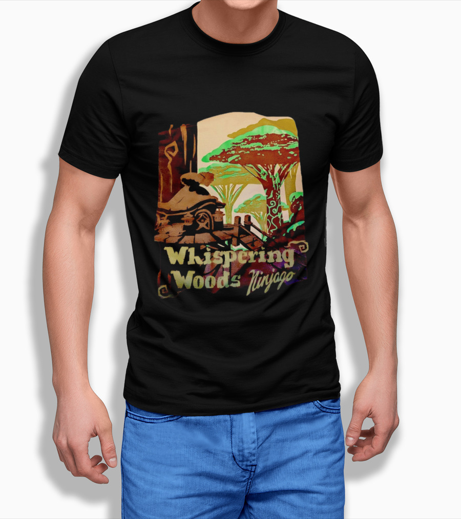 Whispering Woods Ninjago Forest Temple Scene Masters Of Spinjitzu T-Shirt