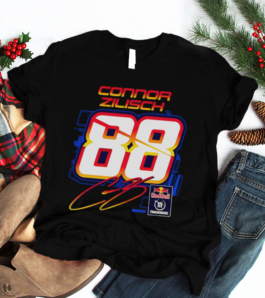 Connor Zilisch 88 Red Bull Trackhouse Racing T-Shirt