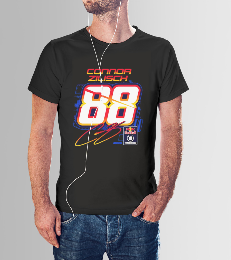 Connor Zilisch 88 Red Bull Trackhouse Racing T-Shirt