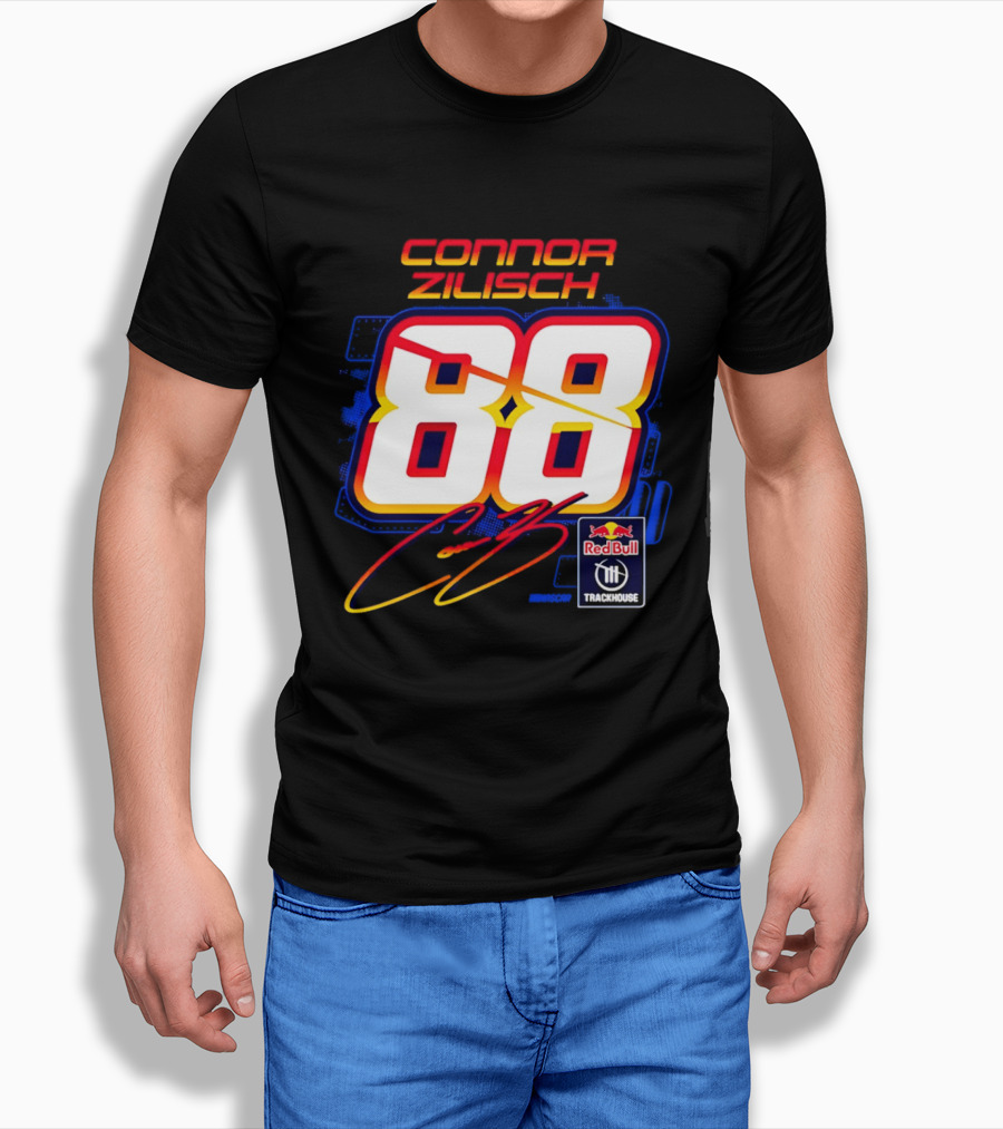 Connor Zilisch 88 Red Bull Trackhouse Racing T-Shirt