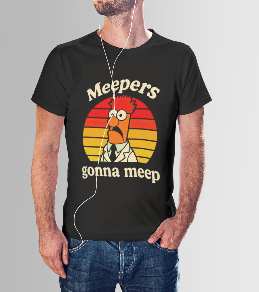 Meepers Gonna Meep Retro Vintage Style With Cartoon T-Shirt